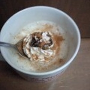 チョコ＆コラーゲンの豆乳カプチーノ